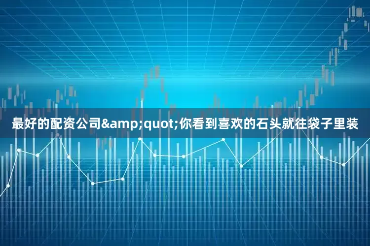 最好的配资公司&quot;你看到喜欢的石头就往袋子里装